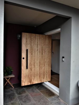 Timber Pivot Front Door